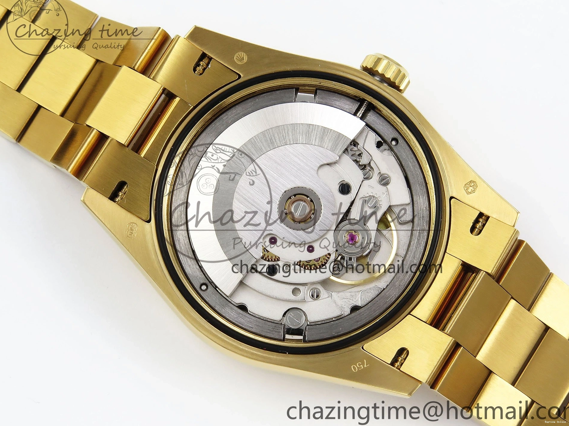 0121 StreetReady Day Date 36 YG TWSF Best Edition YG Diamonds Dial on YG Bracelet A 1616